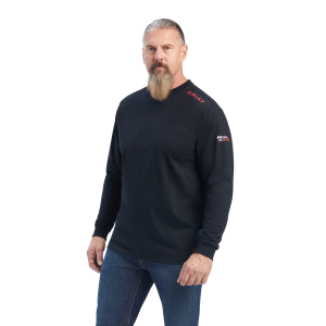 Men's  Flame-Resistant Born For This Long Sleeve Work T-Shirt
