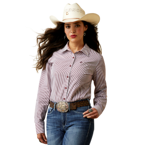 Women's  Wrinkle Resist Kirby Stretch Long Sleeve Western Shirt