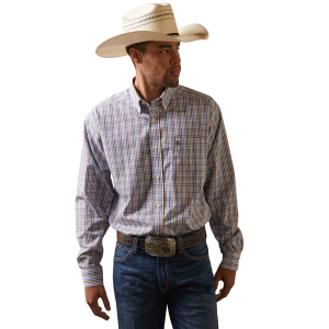 Men's  Wrinkle Free Arther Classic Fit Long Sleeve Western Shirt