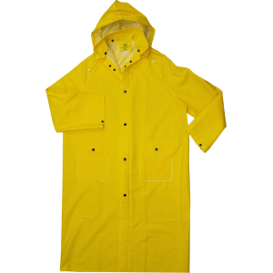 Men's  Lined PVC Rain Coat