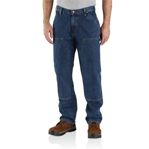 Men's  Loose Fit Double Front Utility Jean
