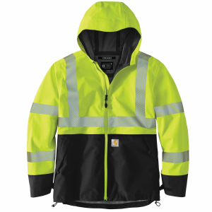 Men's  High Visibility Storm Defender Loose Fit Midweight Class 3 Jacket
