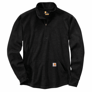 Men's  Relaxed Fit Heavyweight Long Sleeve Half-Zip Thermal Shirt
