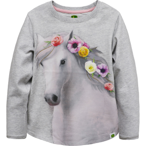 Girls'  Flower Horse T-Shirt