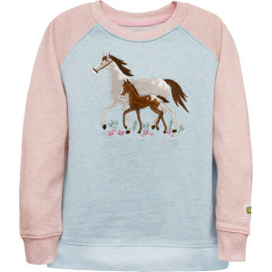 Toddler Girls Mama & Foal Crew Sweatshirt