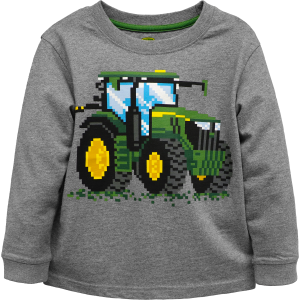 Toddler Boys Digital Tractor T-Shirt