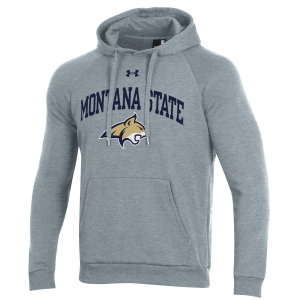 Men's  Bobcats Cat Logo Hooded Sweatshirt