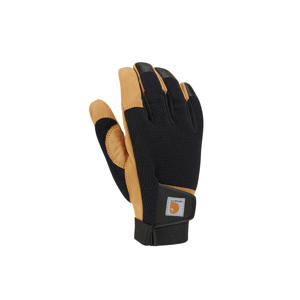 Men's  Synthetic Leather High Dexterity Touch Secure Cuff Glove