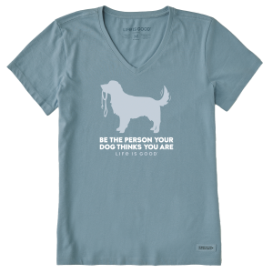 Women's  Be The Person Short Sleeve Crusher Vee