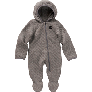 Infant Boys Long Sleeve Quilt Footed Coverall
