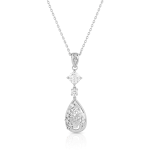 Women's  Moonlight Garden Crystal Necklace