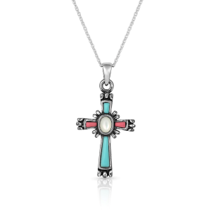 Women's  Faith Beaming Cross Necklace