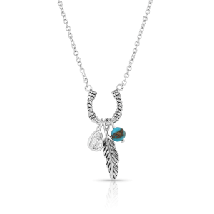 Women's  Lucky'S Charming Horseshoe Necklace