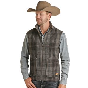 Men's  Plaid Wool Vest