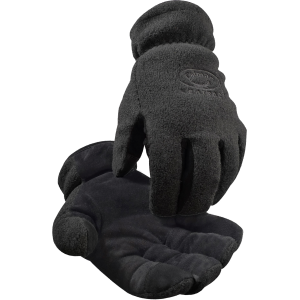 Unisex Heatrac Insulated American Deerskin Fleeced-Back Glove