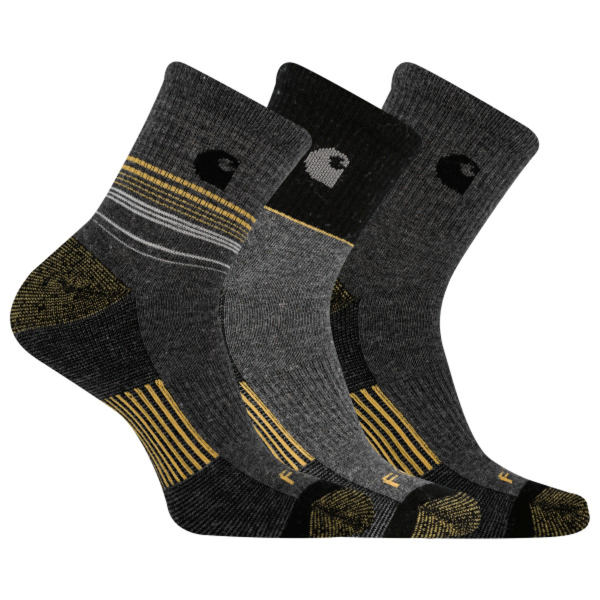 Force Wool Blend Quarter Socks 3 Pair Pack