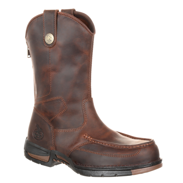 11" Athens Zipped Back Work Boot