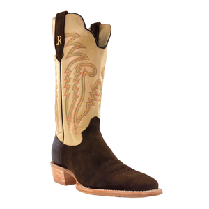 Men's  Heavy Chocolate Rough Out Cowhide Boot