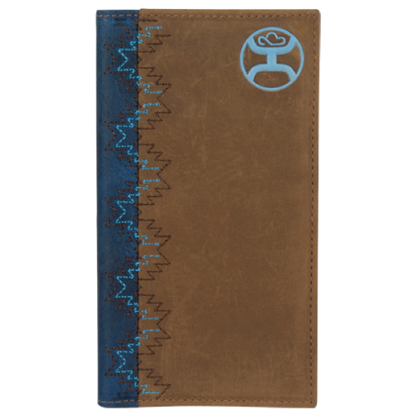 Rodeo Wallet Brown/Navy/Dusty Turquoise