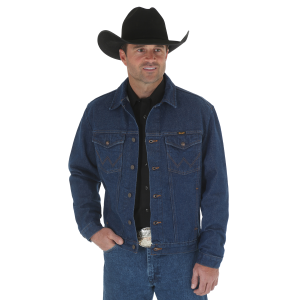 Men's  Denim Prewashed Western Jacket