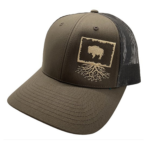 Wyoming Roots Bison Trucker Hat