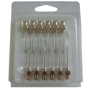 Stainless Steel 16G x 1" Needles - 12 Pack