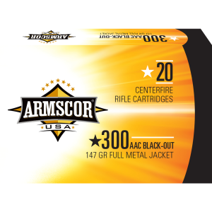 .300 AAC Black-Out 147 GR Full Metal Jacket 20 Rounds