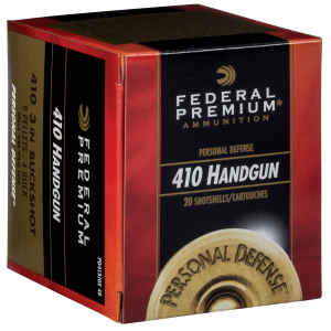 Premium Personal Defense 410 Gauge 9 Pellets 4 Buck 3” Shotshell