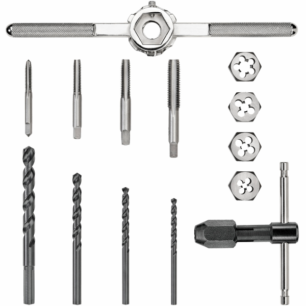 14-Piece SAE Tap and Hex Die Set DWA1452