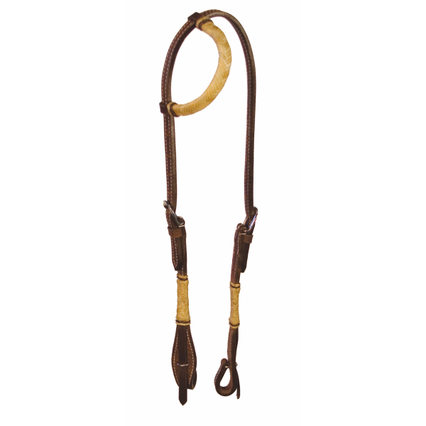 One Ear Headstall with Rawhide