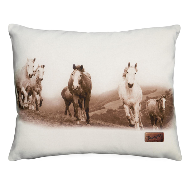 Wrangler Horses Pillow