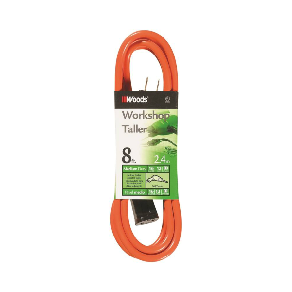 8' Outdoor Extension Cord