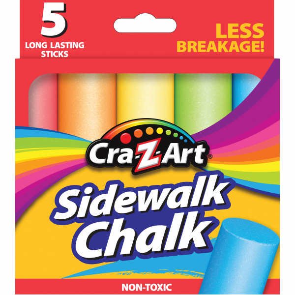 Sidewalk Chalk - 5 Count