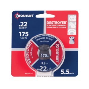 .22 Destroyer 14.3 Grain Pointed Expanded Pellets - 175 Count