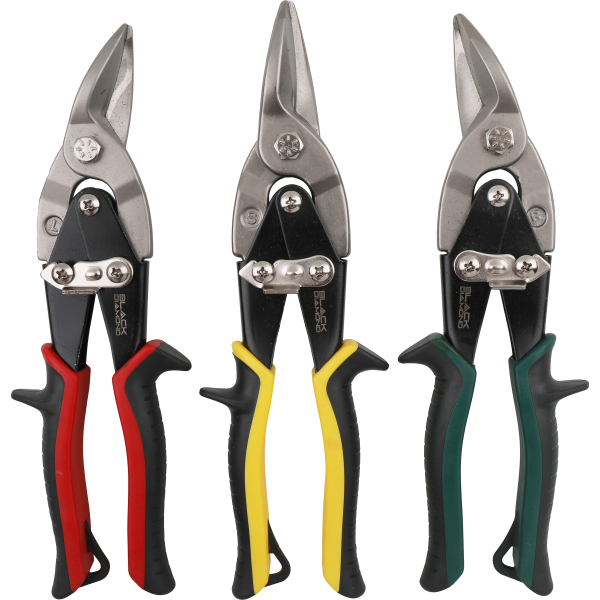3 Pack Aviation Snips Left, Right, and Center Cut
