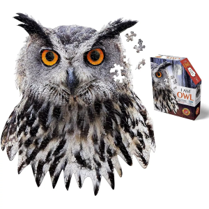 I Am Owl Head-Shaped Jigsaw Puzzle