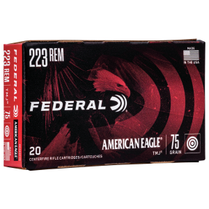 American Eagle .223 75Gr TMJ Ammo-20 Rounds