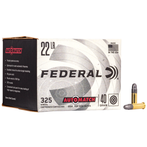 AutoMatch .22 Long Rifle 40 Grain Solid Ammo