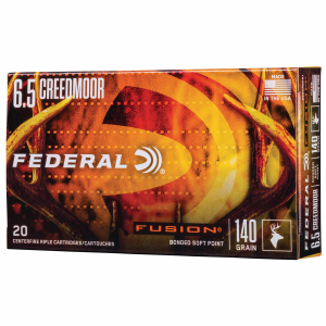 Fusion 6.5 Creedmoor 140 Grain Fusion Bonded Soft Point Ammo