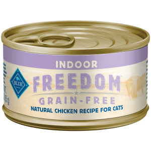 BLUE Freedom Grain-Free Chicken Cat Food Can- Indoor