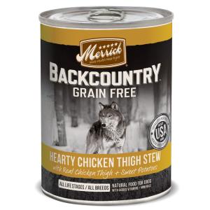 Backcountry Hearty Chicken Thigh Stew Canned Dog Food