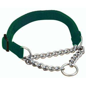 Adjustable Nylon Chain Dog Collar