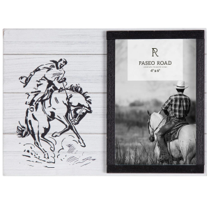 4" x 6" Ranch Life Bronc Rider Picture Frame