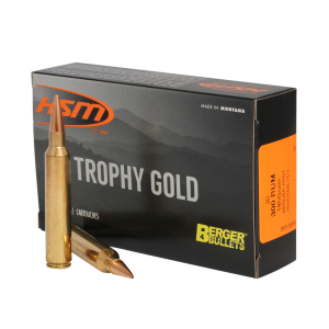 .300 RUM 185 Grain Berger HPBT Hunting VLD Trophy Gold Ammo