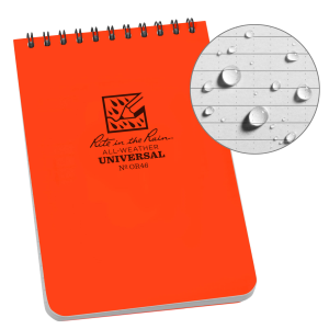 4" x 6" Universal Notebook - Orange