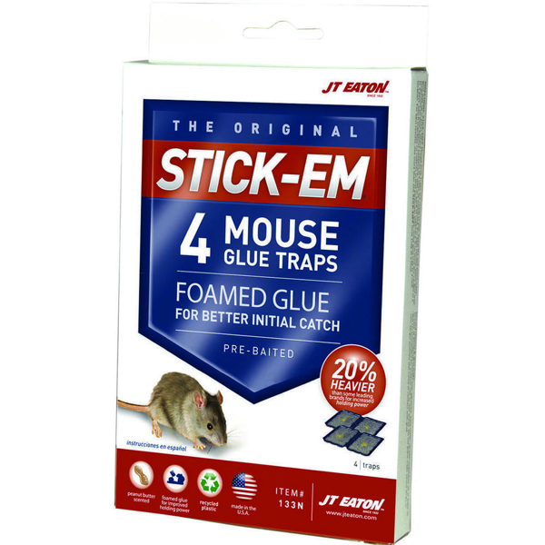 Stick-EM 4 Mouse Glue Traps