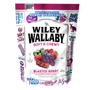 Soft and Chewy Blasted Berry Flavored Licorice