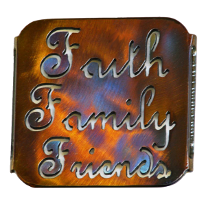Faith, Family, Friends Coaster