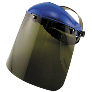 Green Face Ratchet Style Face Shield