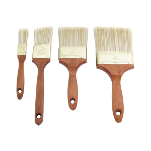 Wood Handle Paint Brush Set